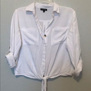 Style Envy Crop Button Down